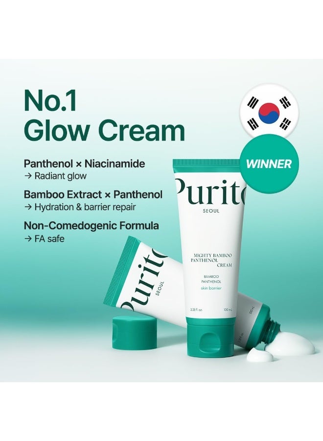 PURITO Seoul Mighty Bamboo Panthenol Cream - 100ml + PURITO Wonder Releaf Centella Serum Unscented 60ml - Image 4